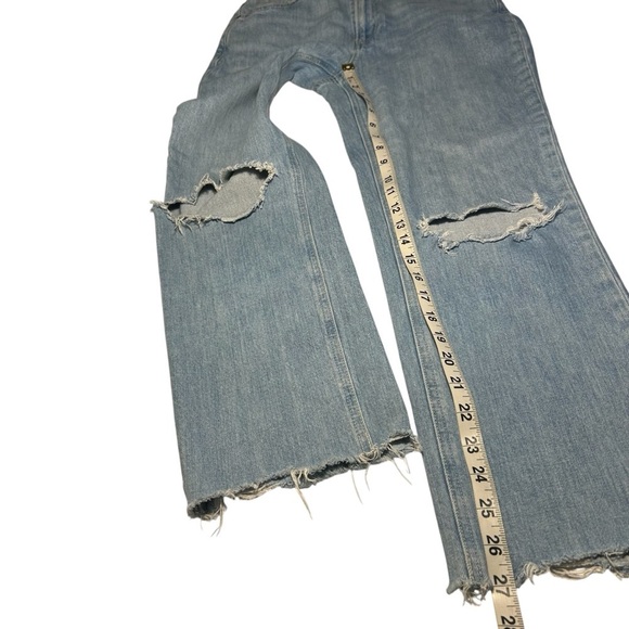 PAIGE Noella High Rise Busted Knee Lightwash Jeans Sz 26 - Picture 12 of 12